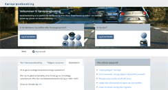 Desktop Screenshot of koreprovebooking.dk